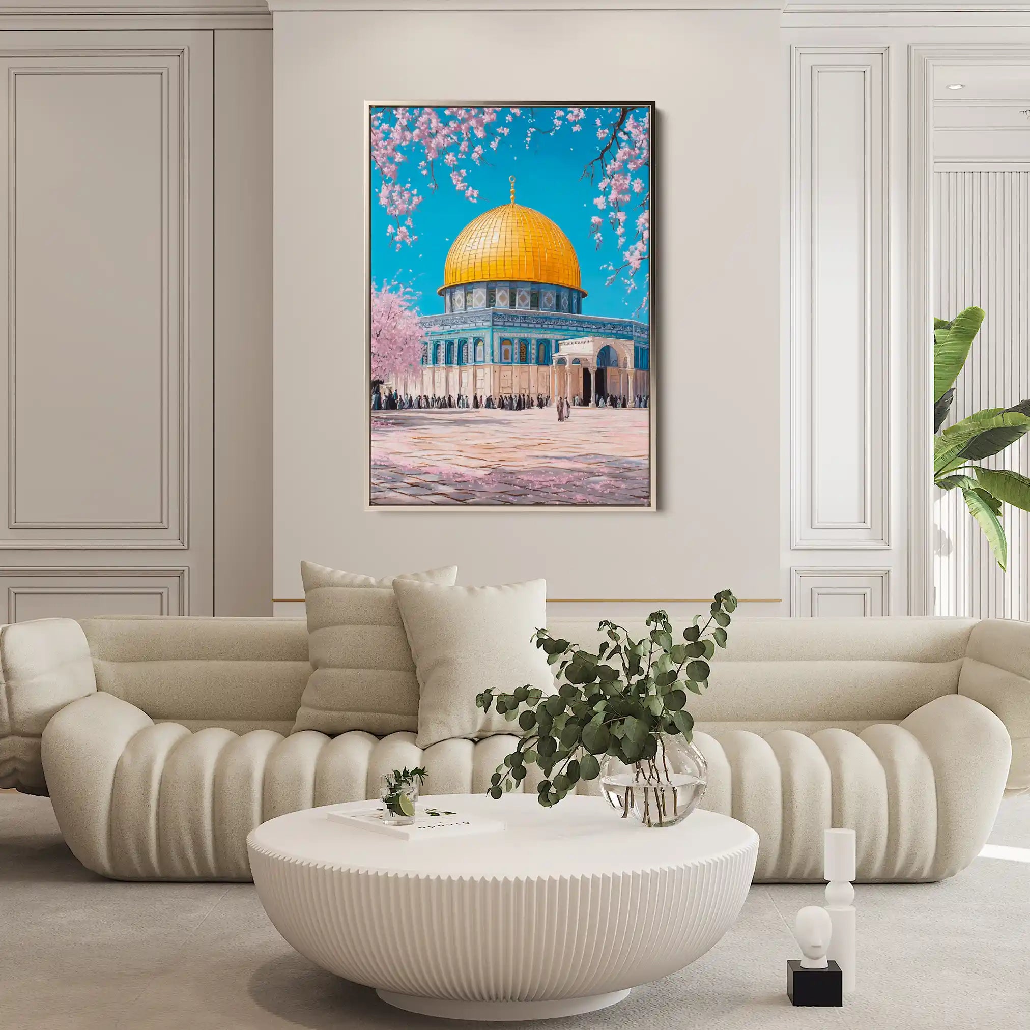 Palestine 019 Canvas Art 60 x 40 cm / Black