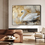 Animals 020 Canvas Art 60 x 40 cm / Black