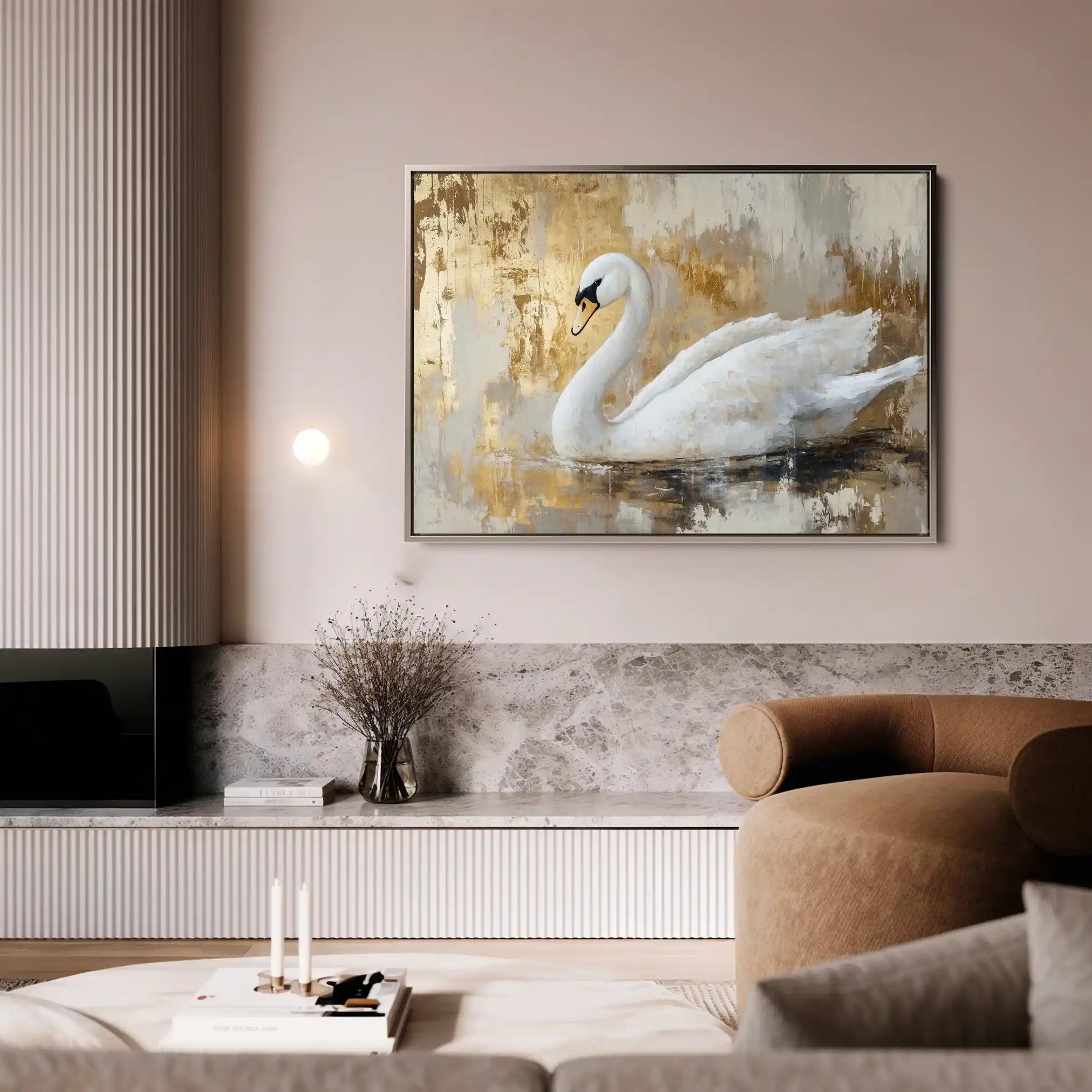 Animals 020 Canvas Art 60 x 40 cm / Black