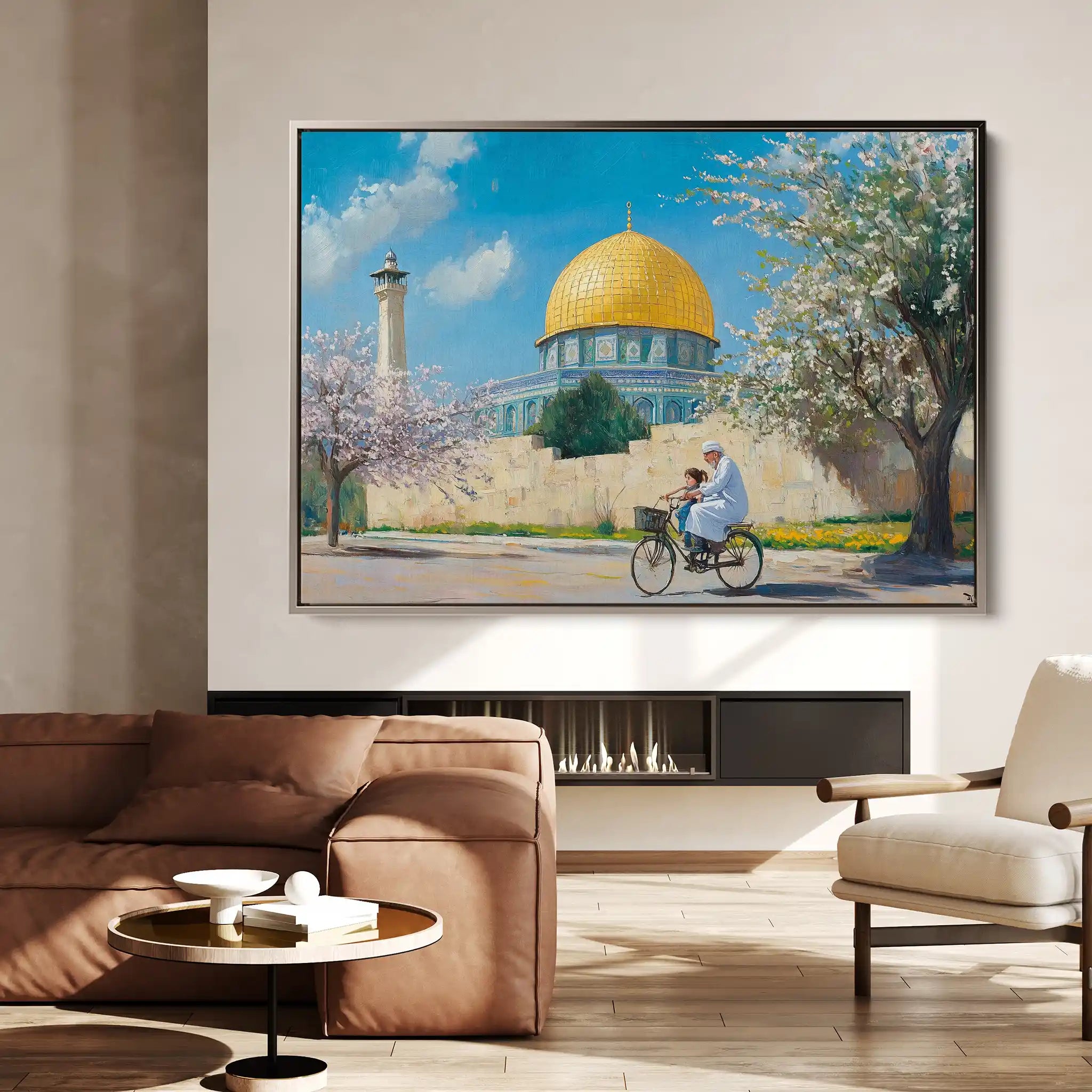 Palestine 020 Canvas Art 60 x 40 cm / Black