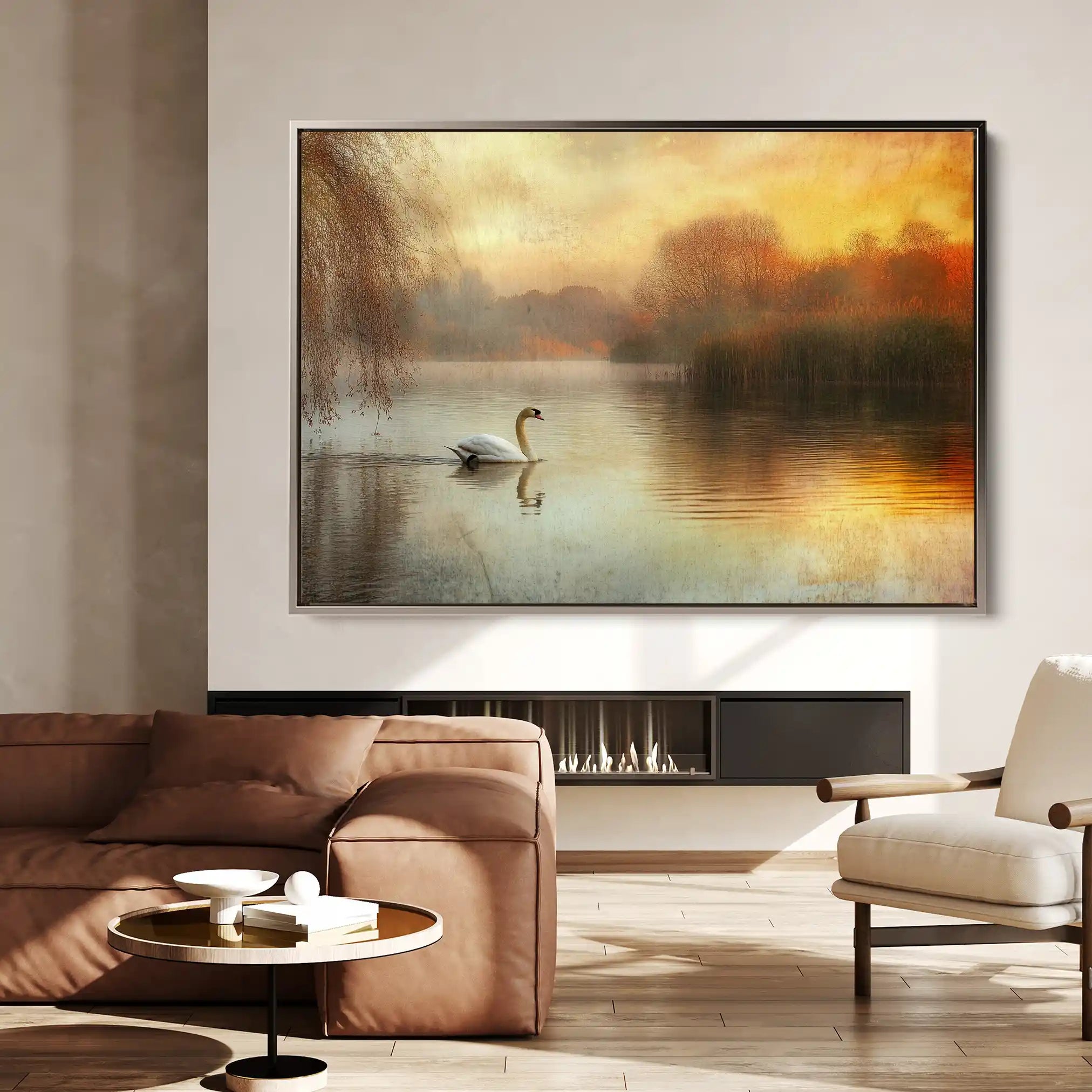 Animals 021 Canvas Art 60 x 40 cm / Black