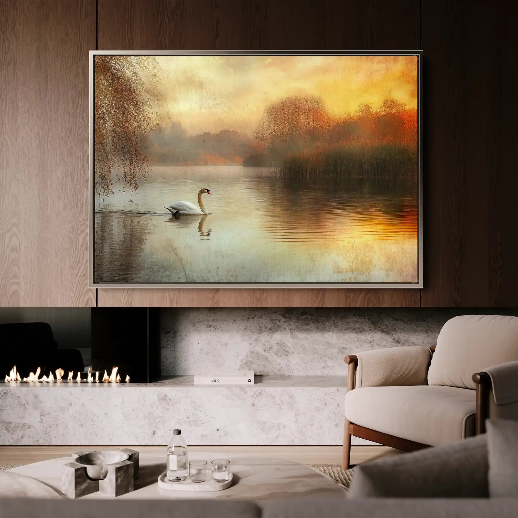 Animals 021 Canvas Art 60 x 40 cm / Black