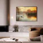 Animals 021 Canvas Art 60 x 40 cm / Black