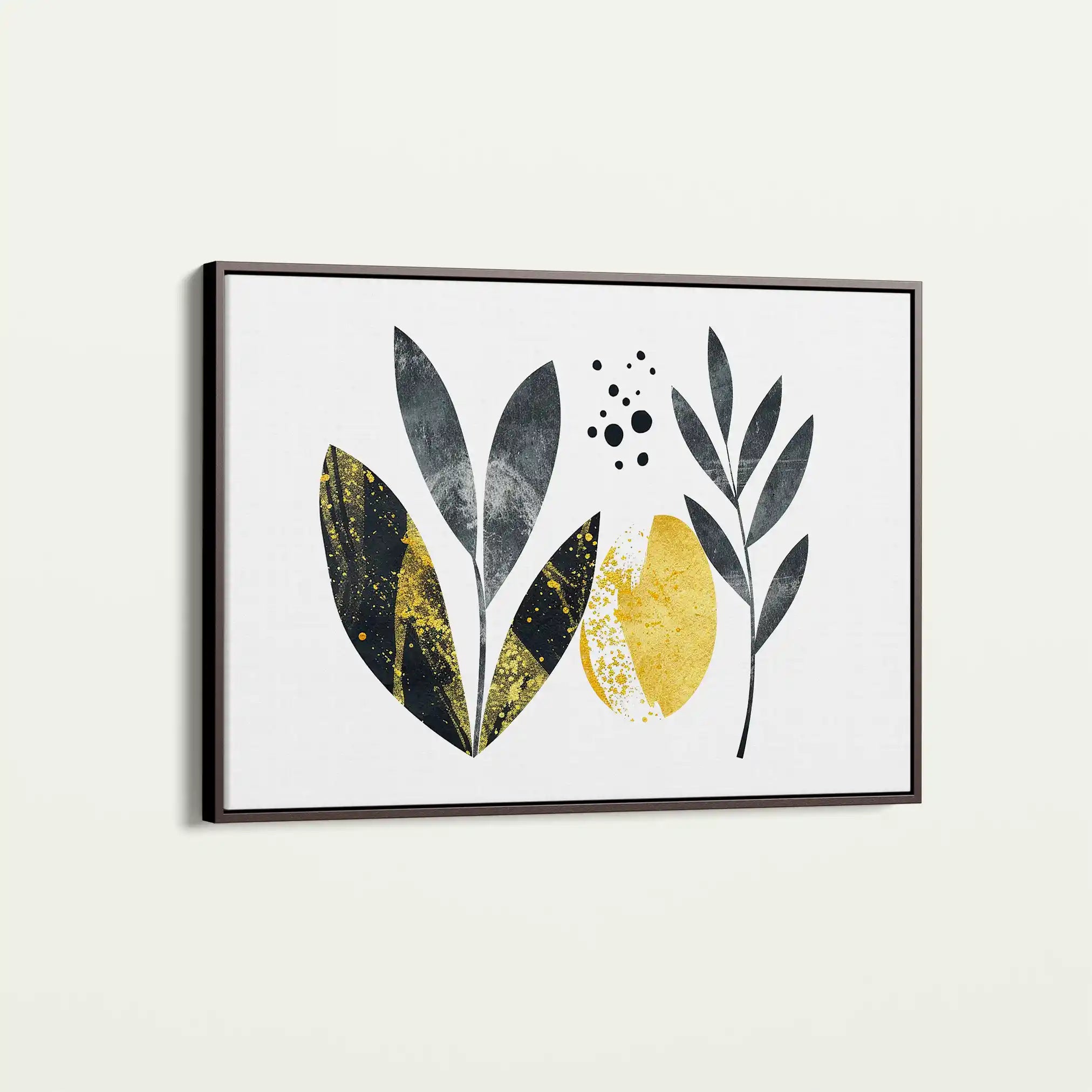 Boho 021 Canvas Art 60 x 40 cm / Black