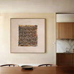 Islamic 021 Canvas Art 60 x 60 cm / Black