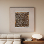 Islamic 021 Canvas Art 60 x 60 cm / Black