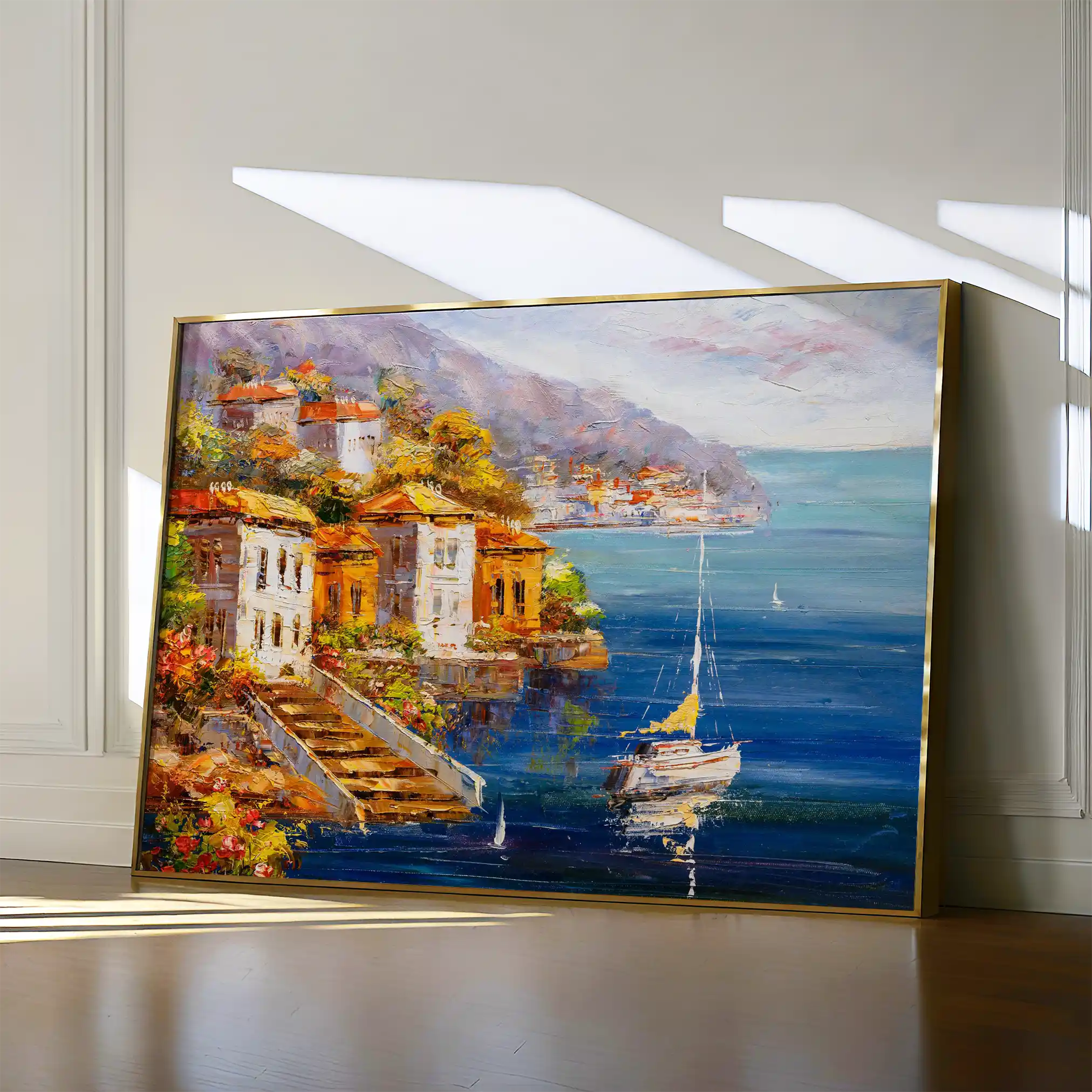 Landscape 021 Canvas Art 60 x 40 cm / Black