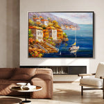 Landscape 021 Canvas Art 60 x 40 cm / Black