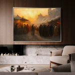 Orientalist 021 Canvas Art 60 x 40 cm / Black