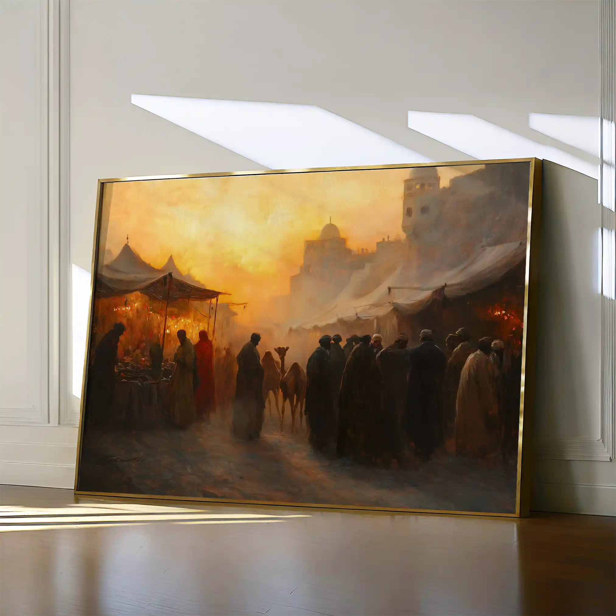 Orientalist 021 Canvas Art 60 x 40 cm / Black