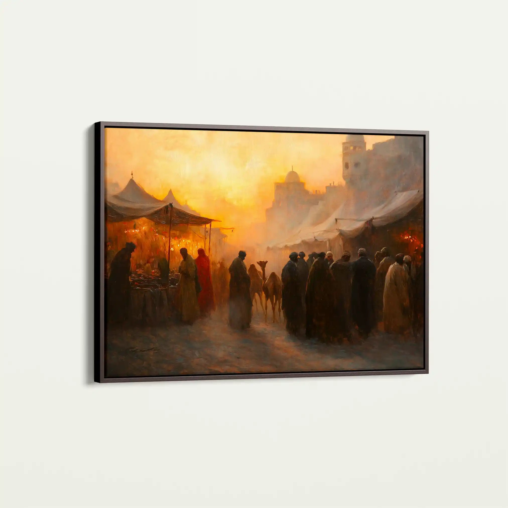 Orientalist 021 Canvas Art 60 x 40 cm / Black