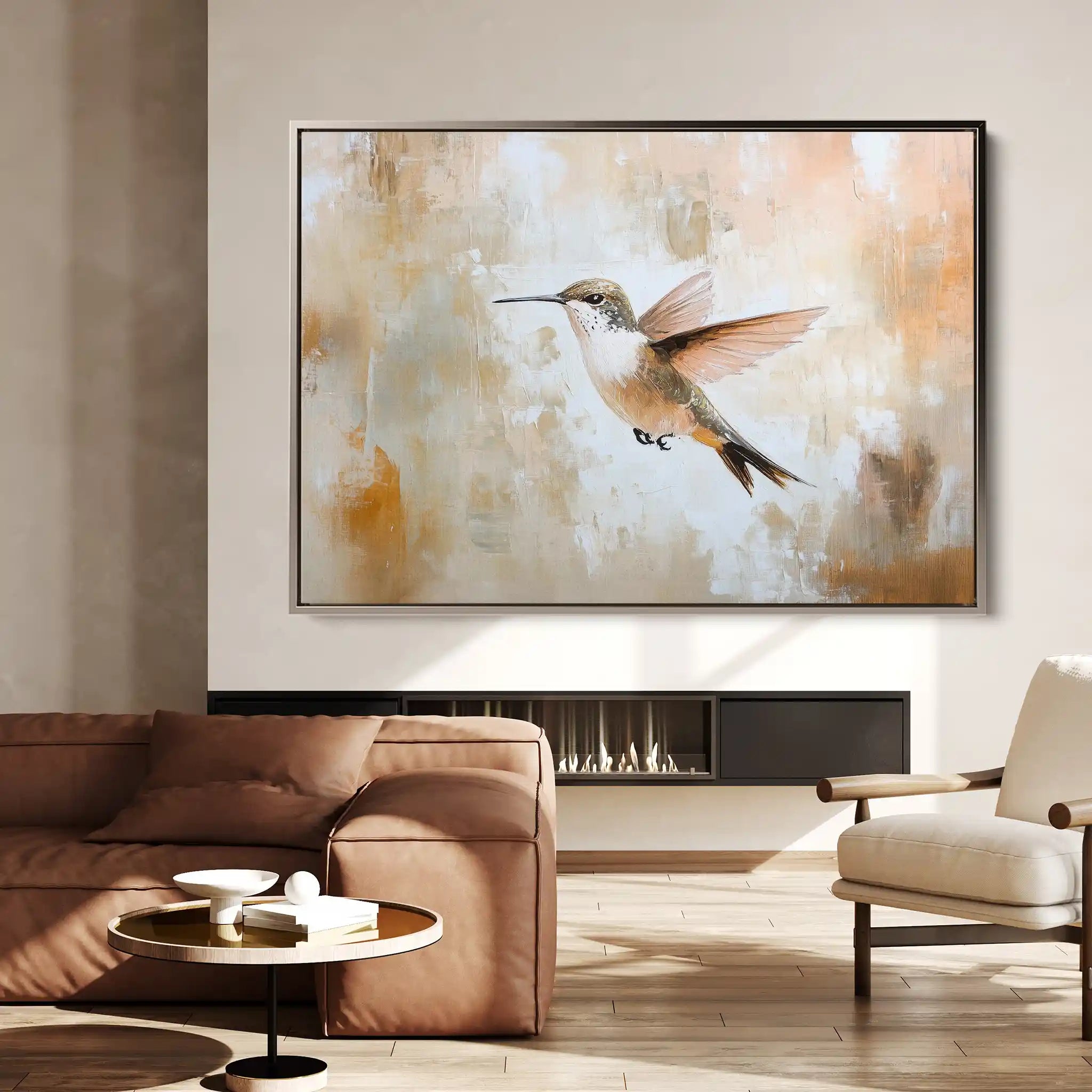 Animals 022 Canvas Art 60 x 40 cm / Black