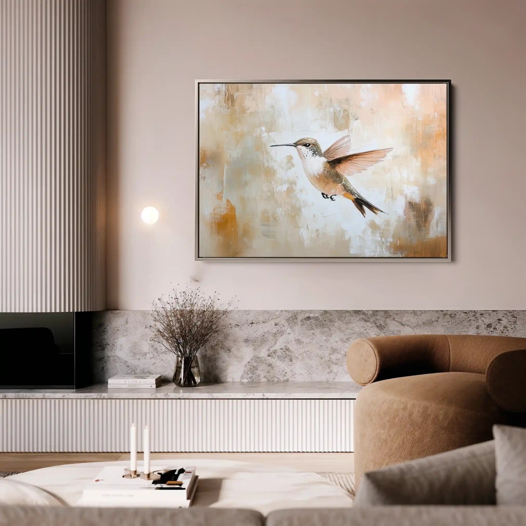 Animals 022 Canvas Art 60 x 40 cm / Black