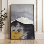 Abstract 022 Canvas Art 60 x 40 cm / Black