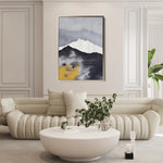 Abstract 022 Canvas Art 60 x 40 cm / Black