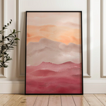 Abstract 023 Canvas Art 60 x 40 cm / Black