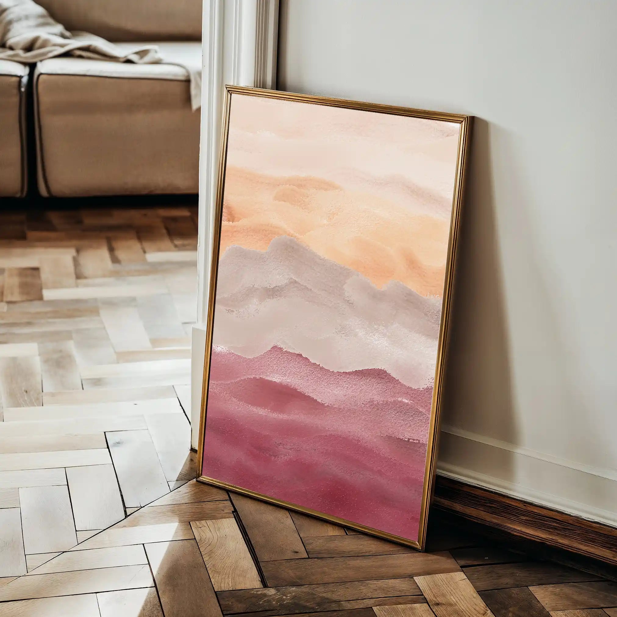 Abstract 023 Canvas Art 60 x 40 cm / Black