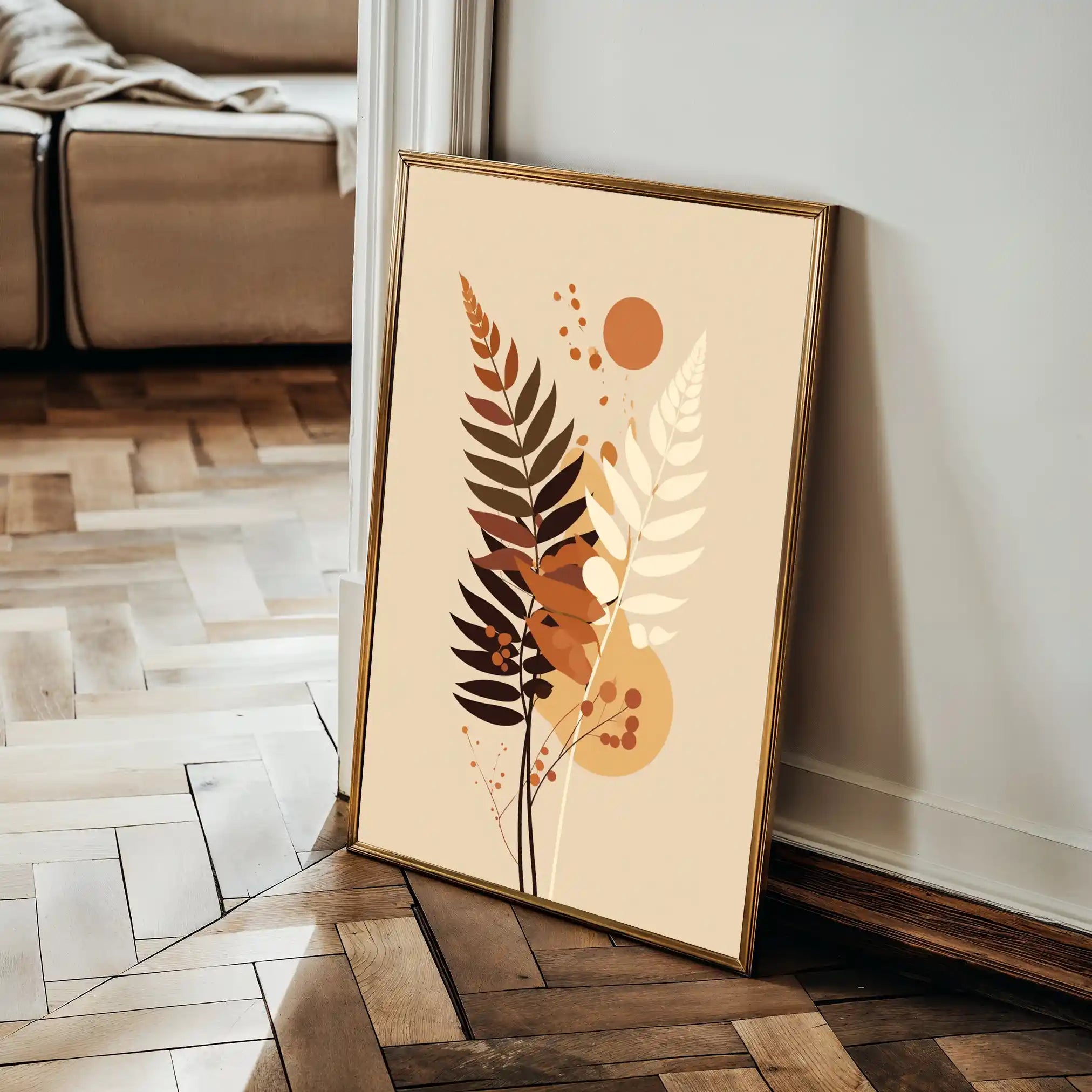 Boho 023 Canvas Art 60 x 40 cm / Black