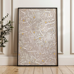 Islamic 023 Canvas Art 60 x 40 cm / Black