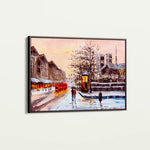 Landscape 023 Canvas Art 60 x 40 cm / Black