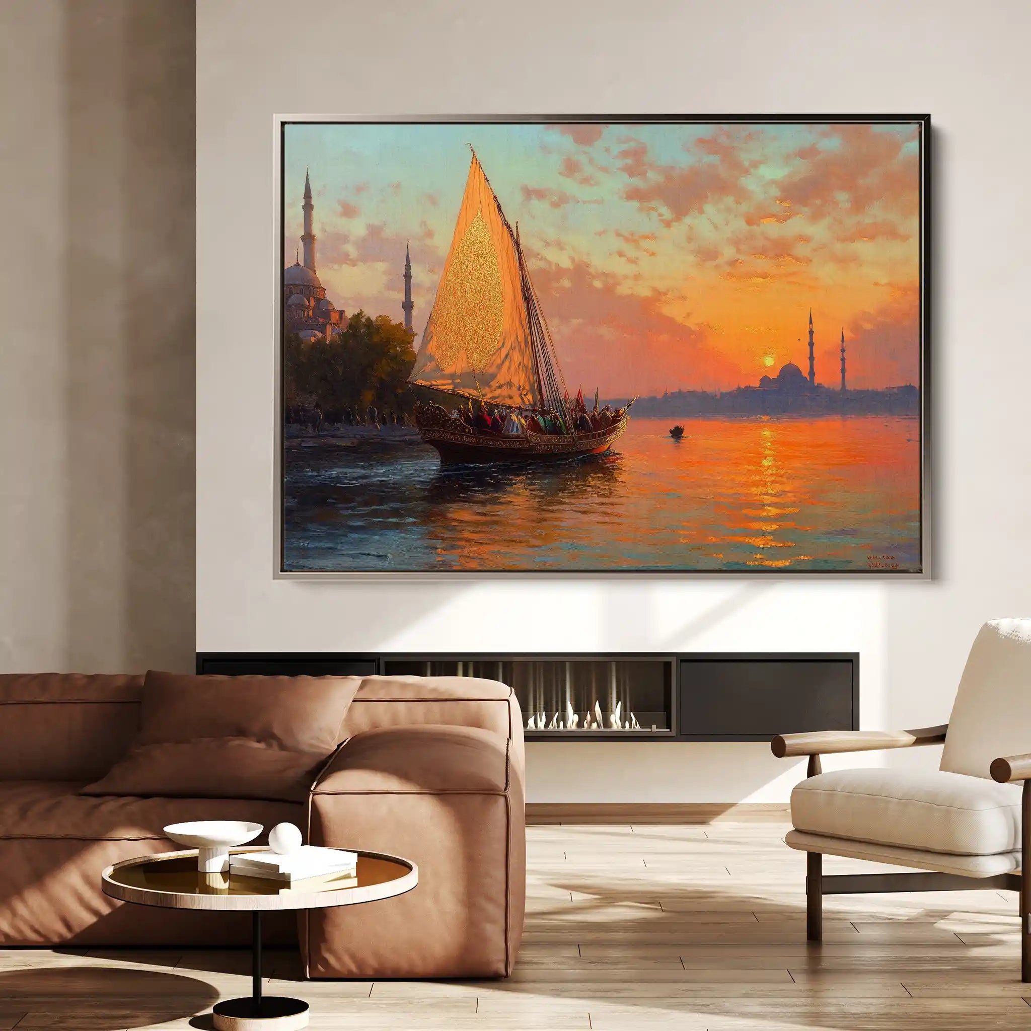 Orientalist 023 Canvas Art 60 x 40 cm / Black