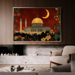 Palestine 023 Canvas Art 60 x 40 cm / Black