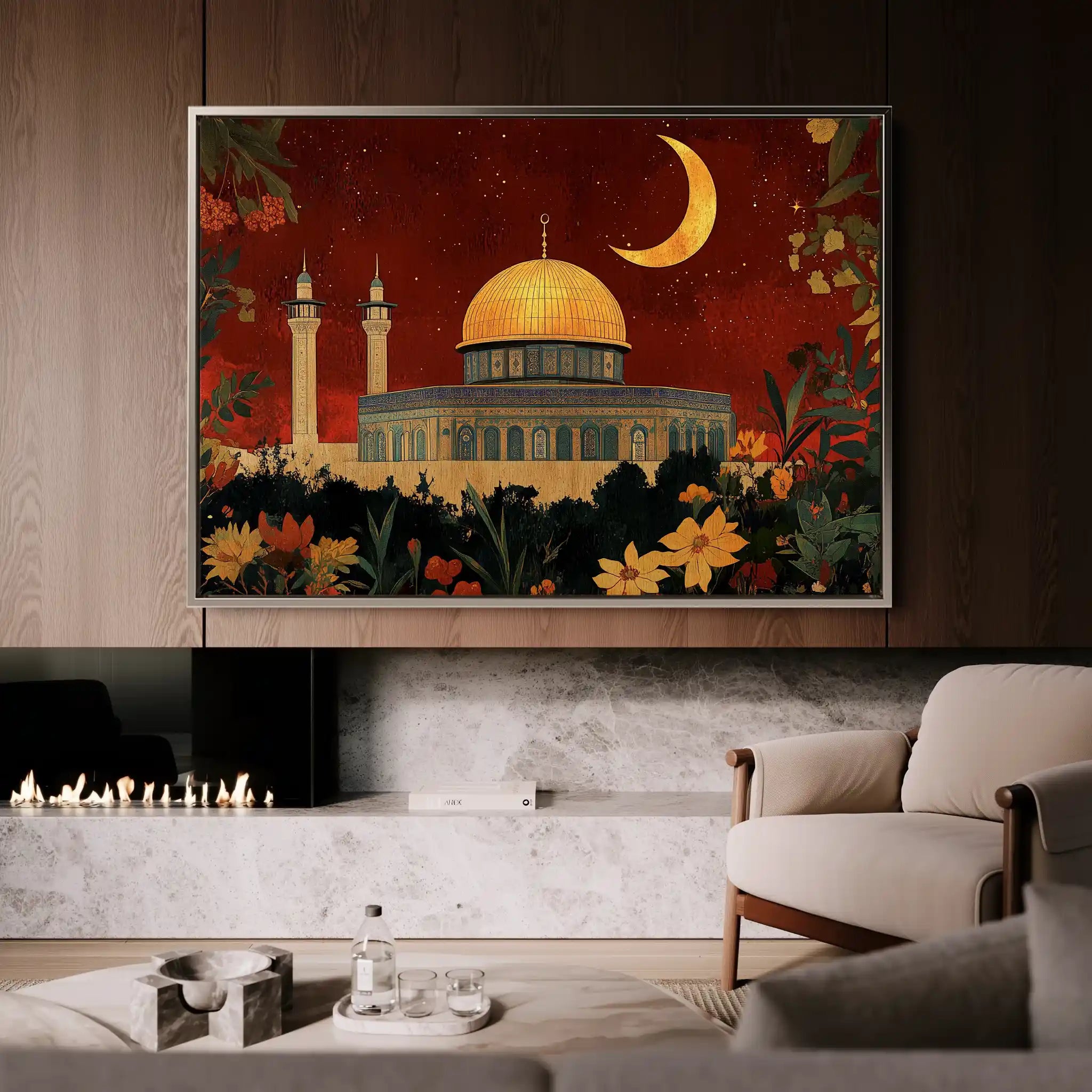 Palestine 023 Canvas Art 60 x 40 cm / Black