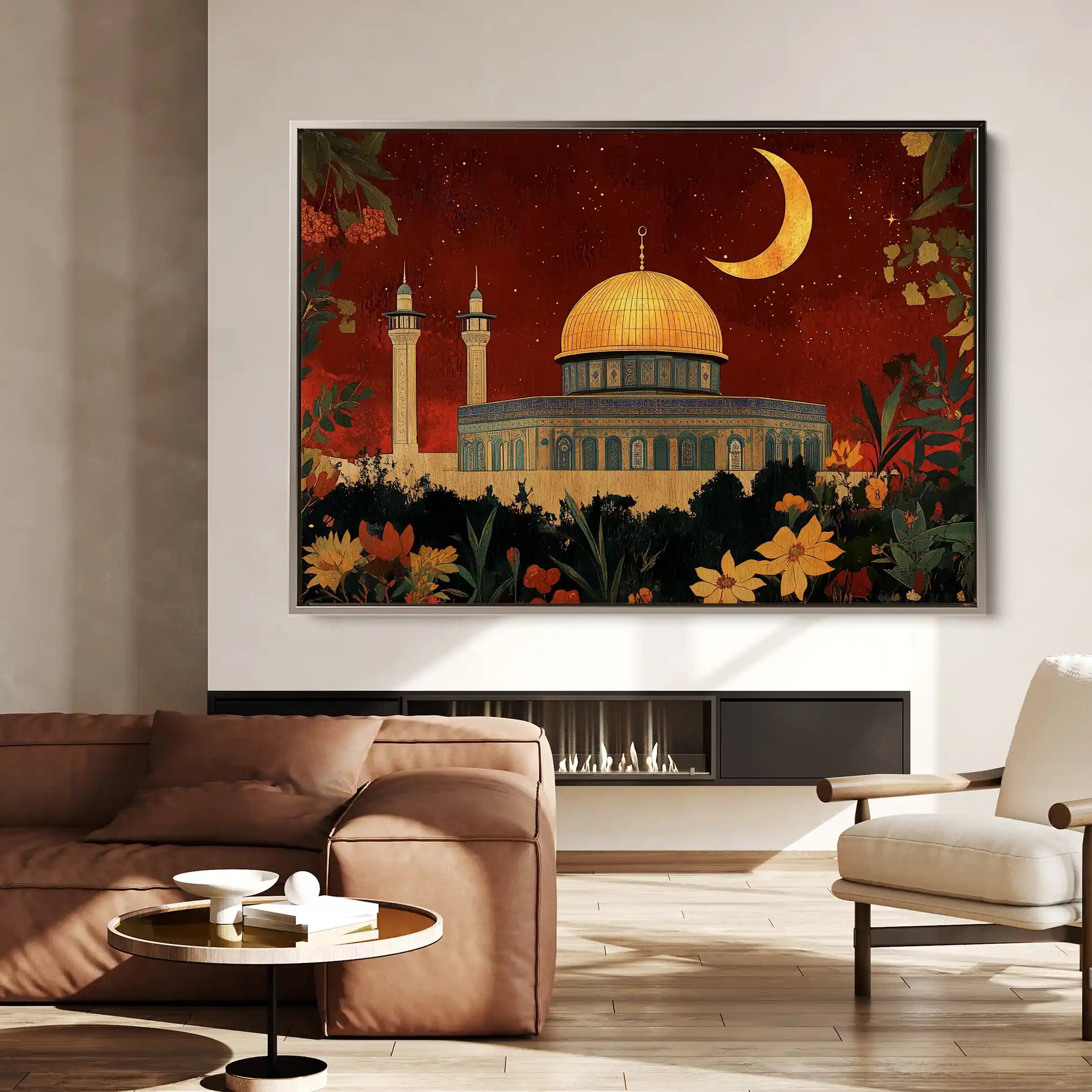 Palestine 023 Canvas Art 60 x 40 cm / Black