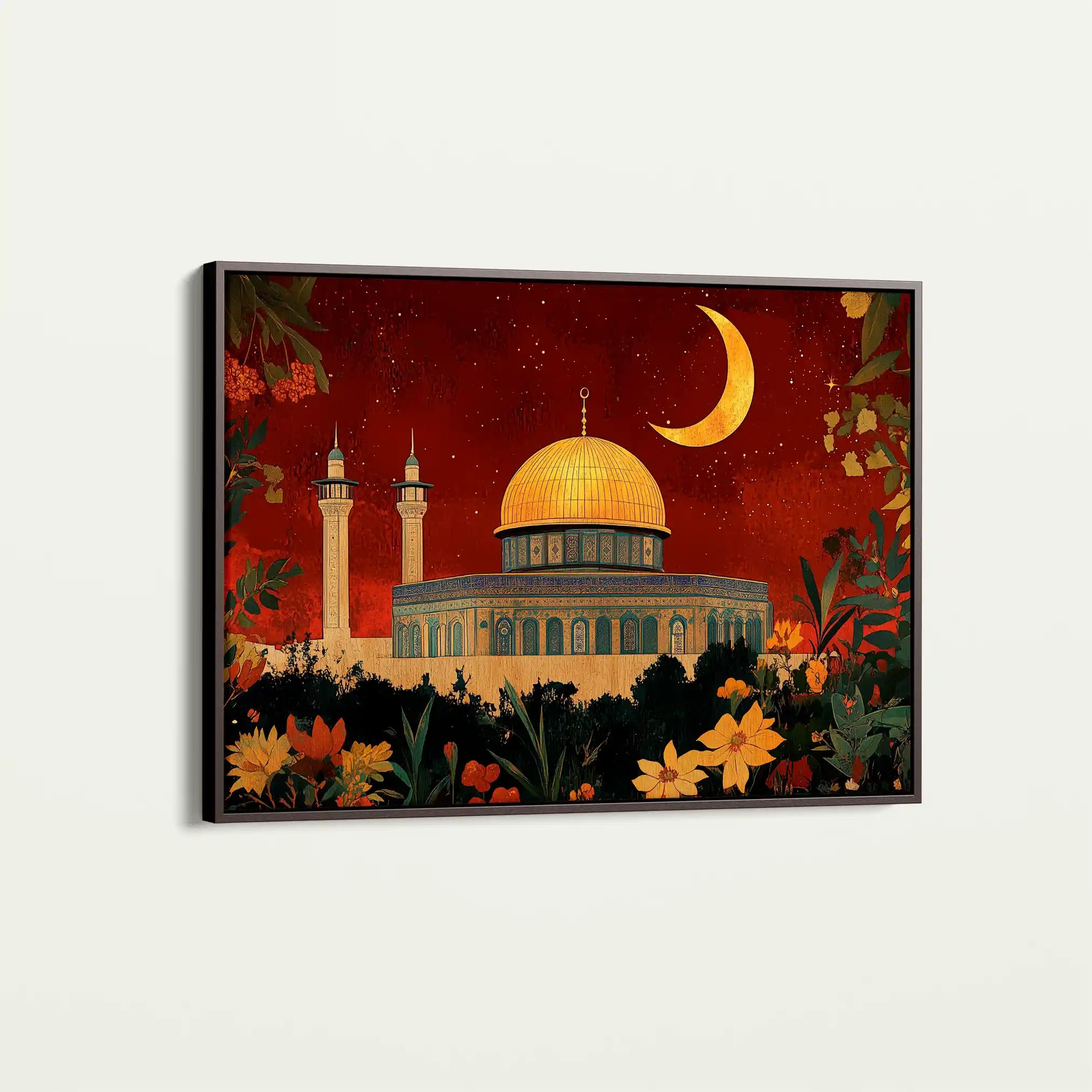 Palestine 023 Canvas Art 60 x 40 cm / Black