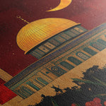 Palestine 023 Canvas Art 60 x 40 cm / Black