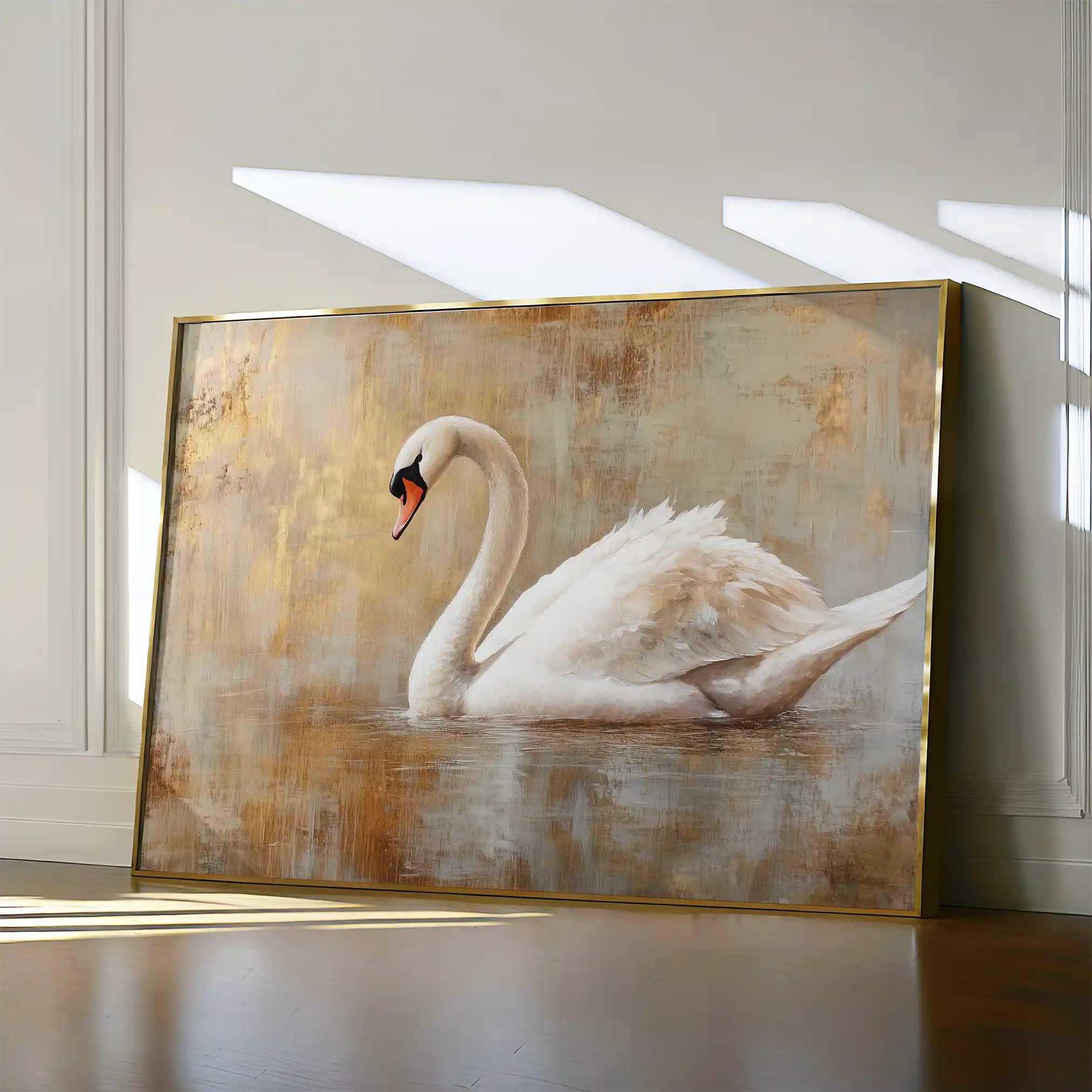 Animals 024 Canvas Art 60 x 40 cm / Black