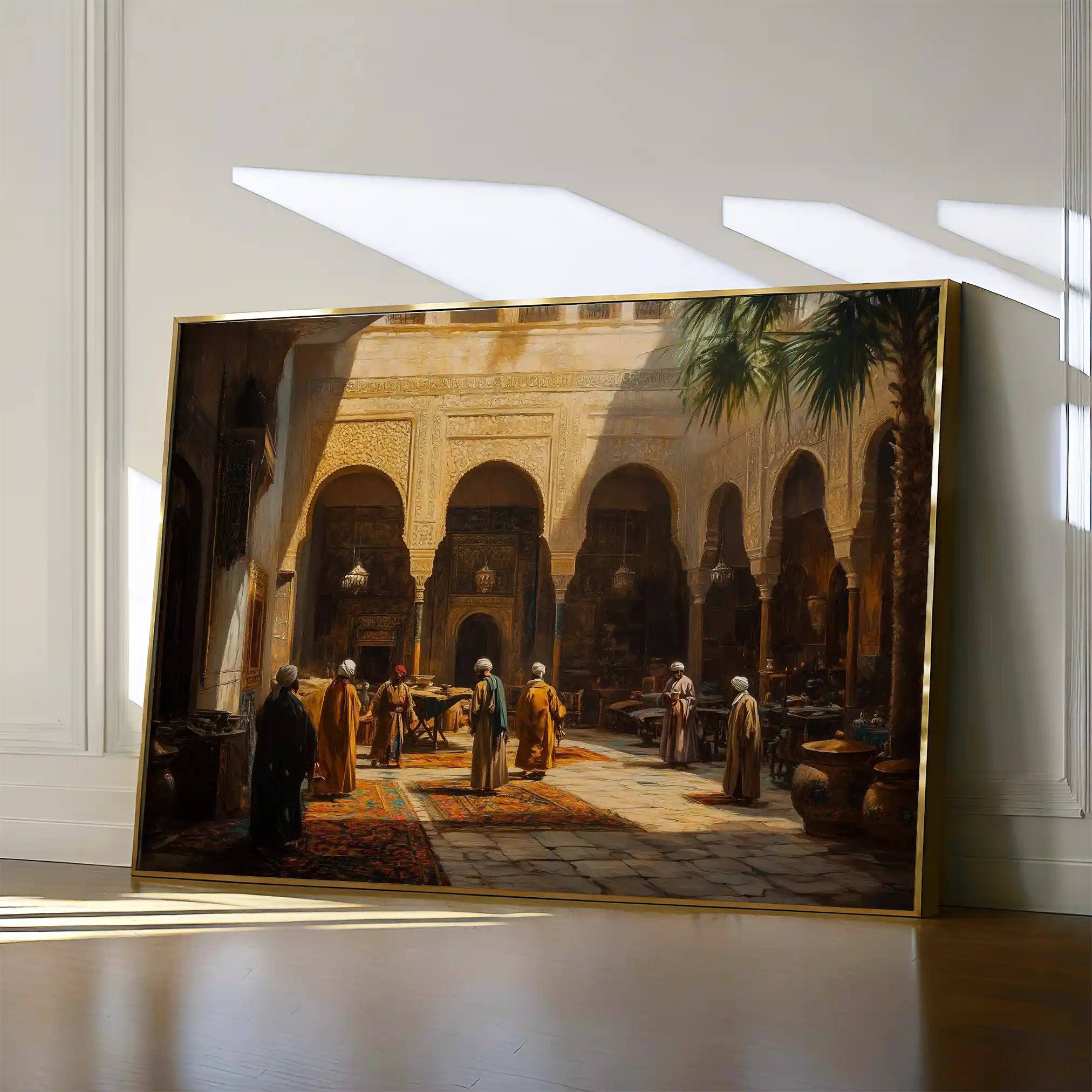 Orientalist 024 Canvas Art 60 x 40 cm / Black