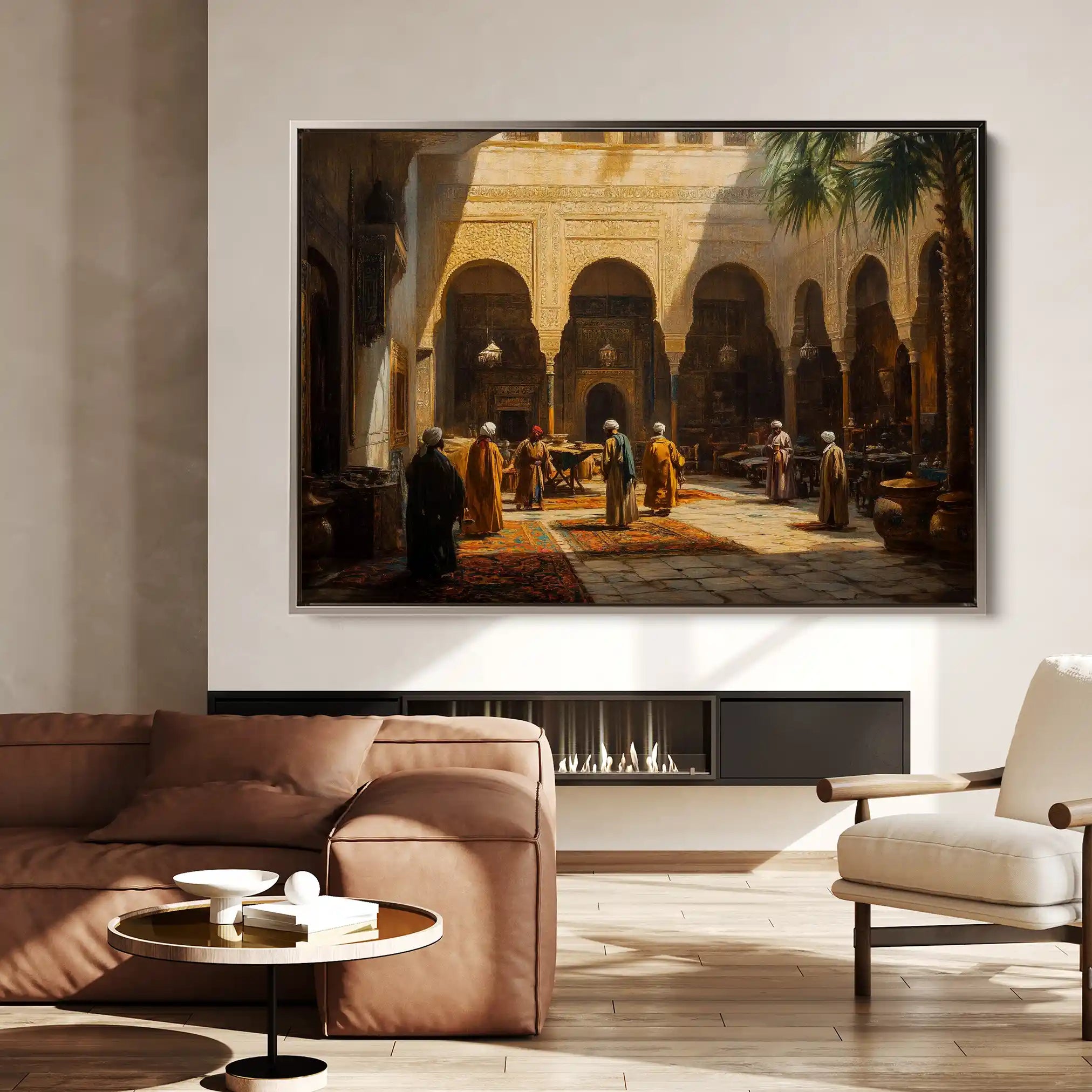 Orientalist 024 Canvas Art 60 x 40 cm / Black