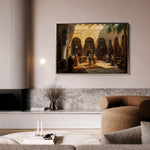 Orientalist 024 Canvas Art 60 x 40 cm / Black