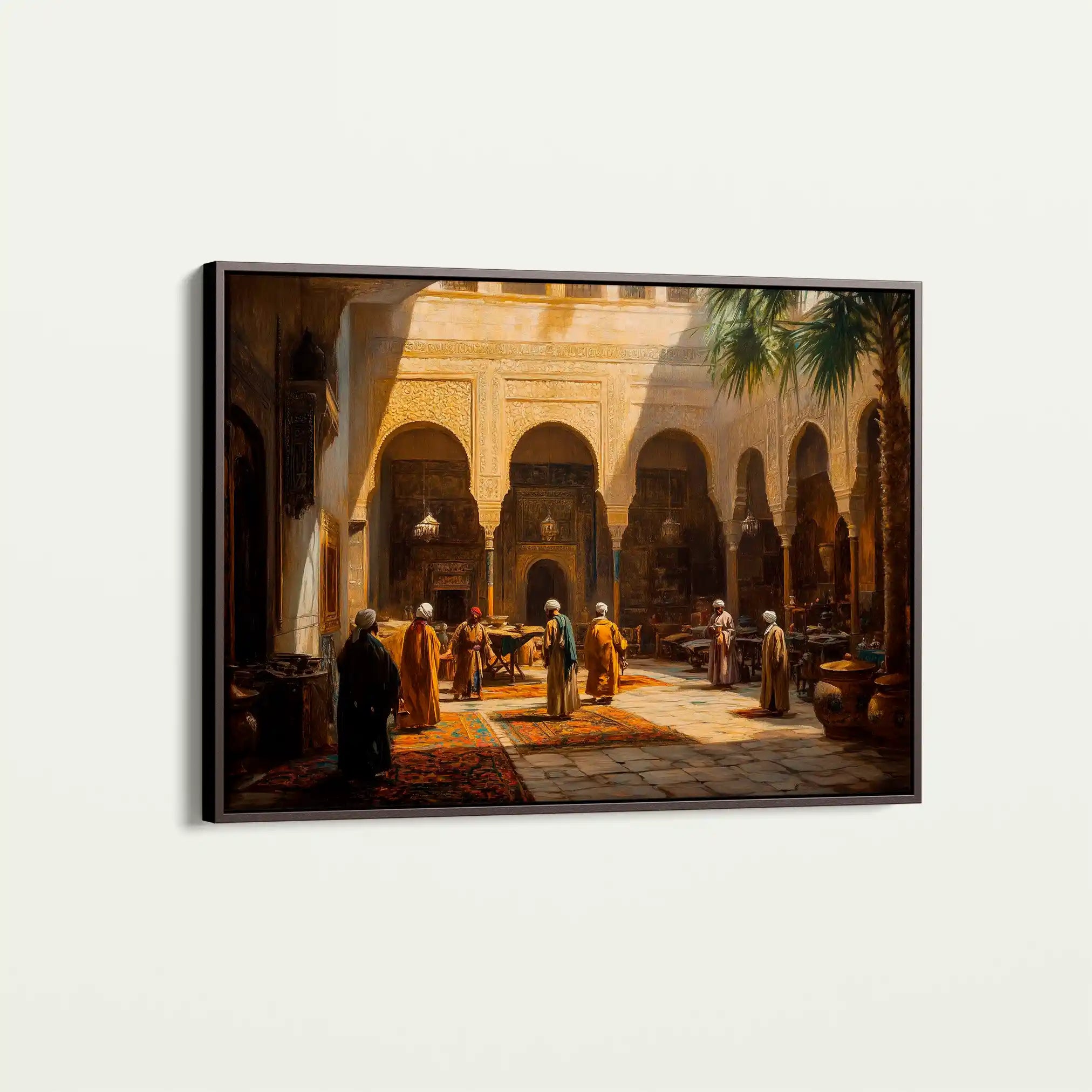 Orientalist 024 Canvas Art 60 x 40 cm / Black