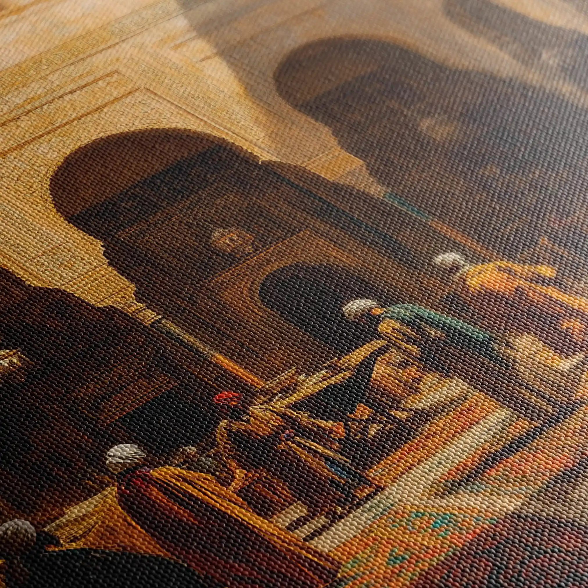 Orientalist 024 Canvas Art 60 x 40 cm / Black