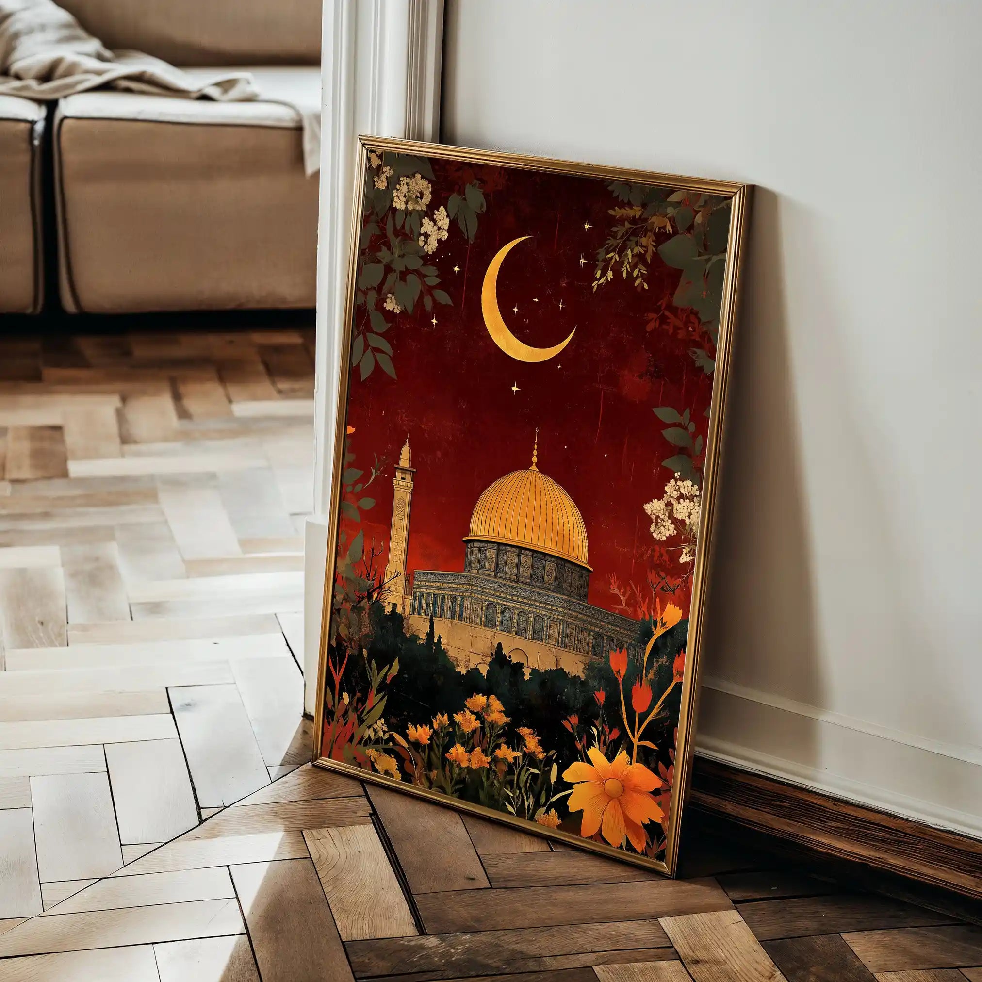 Palestine 024 Canvas Art 60 x 40 cm / Black