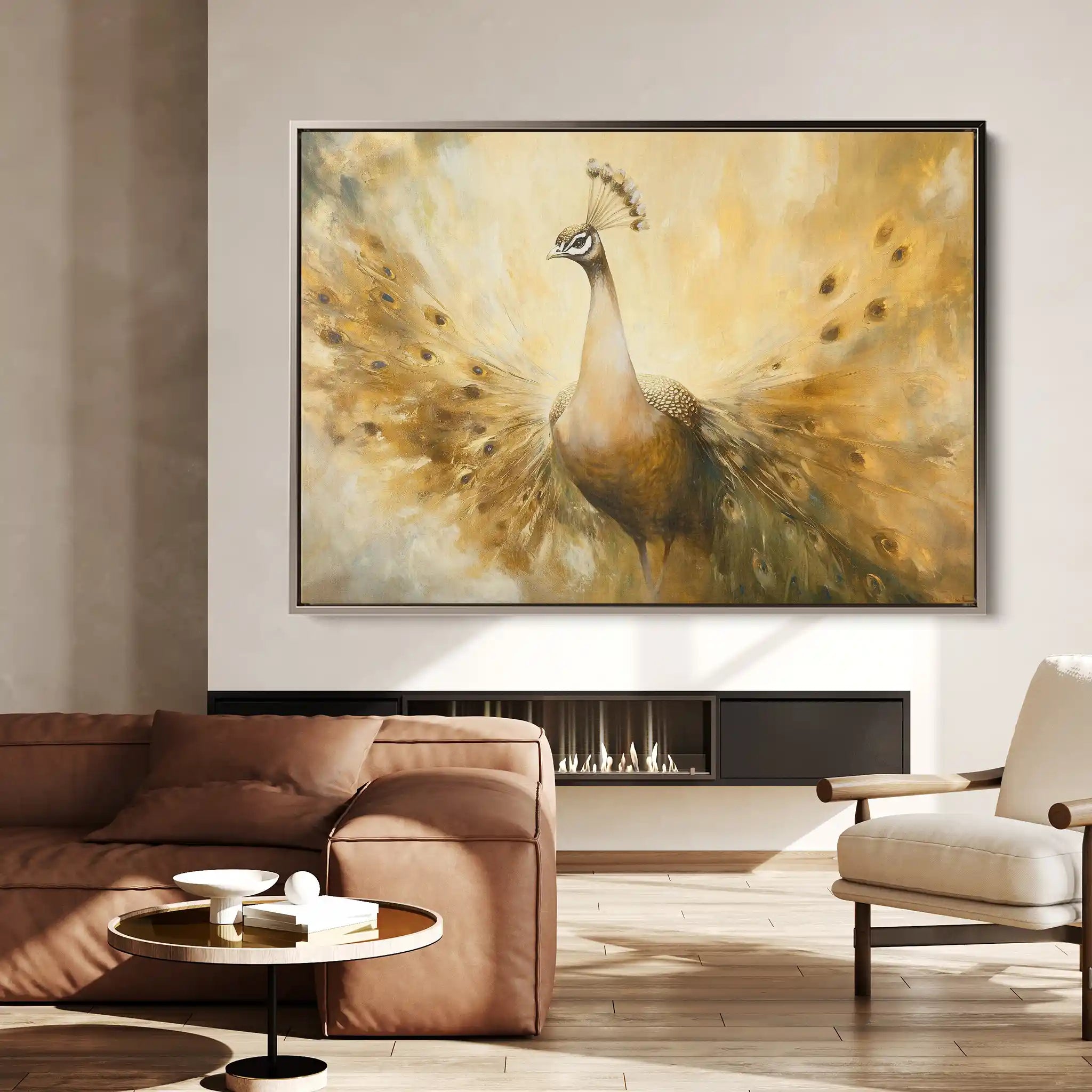 Animals 025 Canvas Art 60 x 40 cm / Black