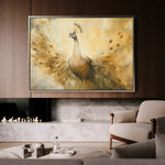 Animals 025 Canvas Art 60 x 40 cm / Black
