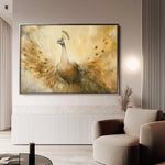 Animals 025 Canvas Art 60 x 40 cm / Black