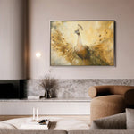 Animals 025 Canvas Art 60 x 40 cm / Black