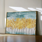 Abstract 025 Canvas Art 60 x 40 cm / Black