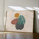 Boho 025 Canvas Art 60 x 40 cm / Black