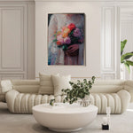 Classic 025 Canvas Art 60 x 40 cm / Black