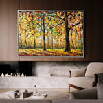 Landscape 025 Canvas Art 60 x 40 cm / Black