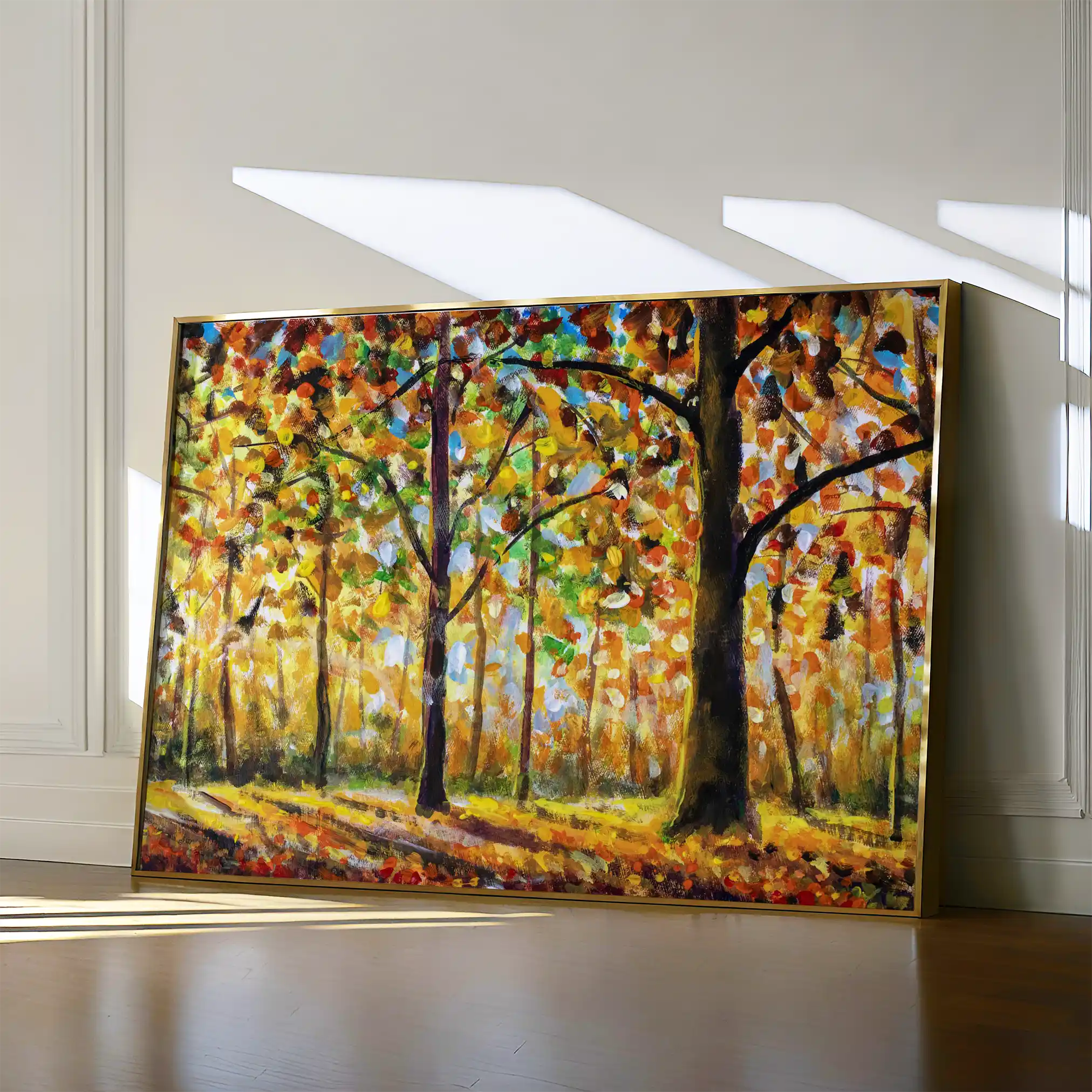 Landscape 025 Canvas Art 60 x 40 cm / Black