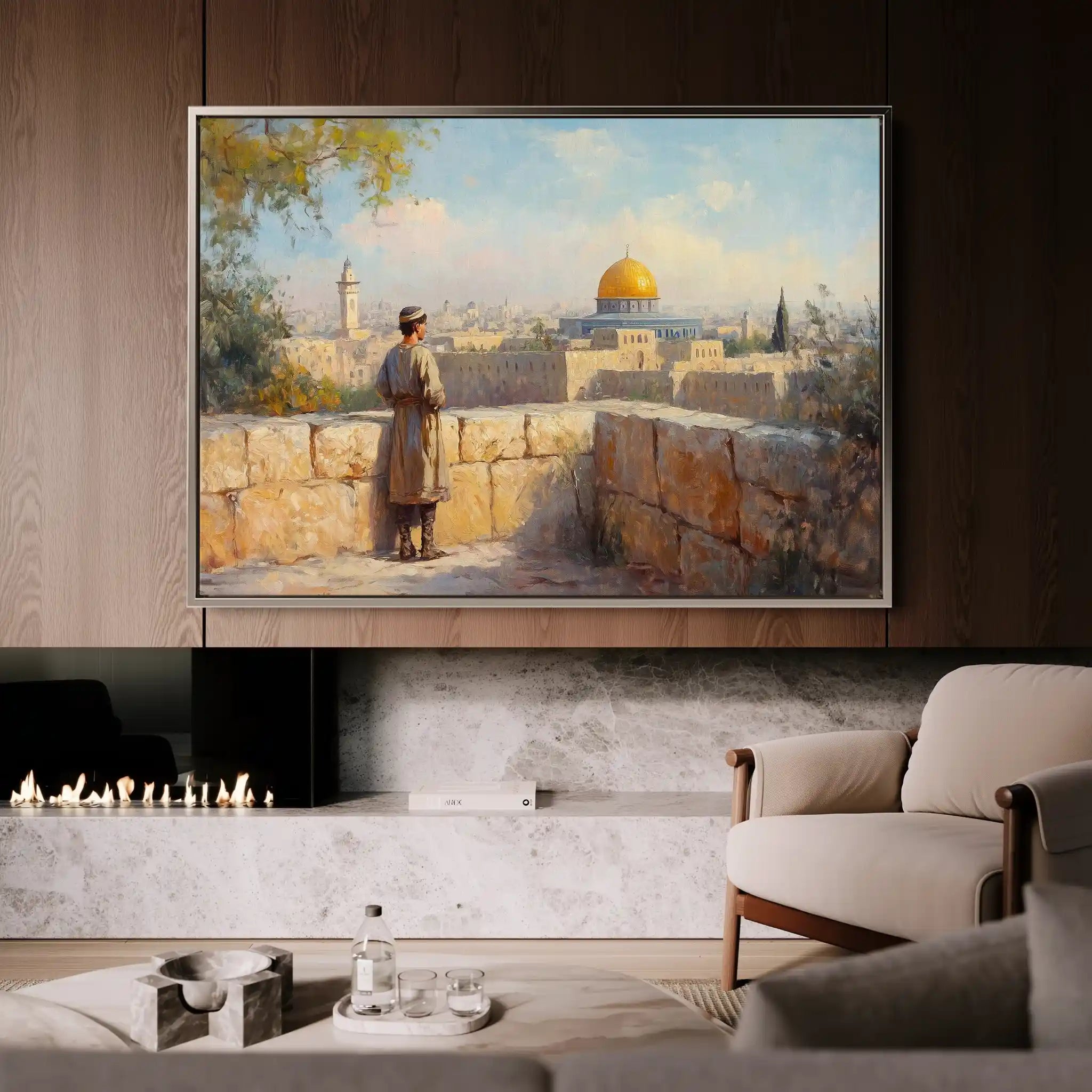 Palestine 025 Canvas Art 60 x 40 cm / Black