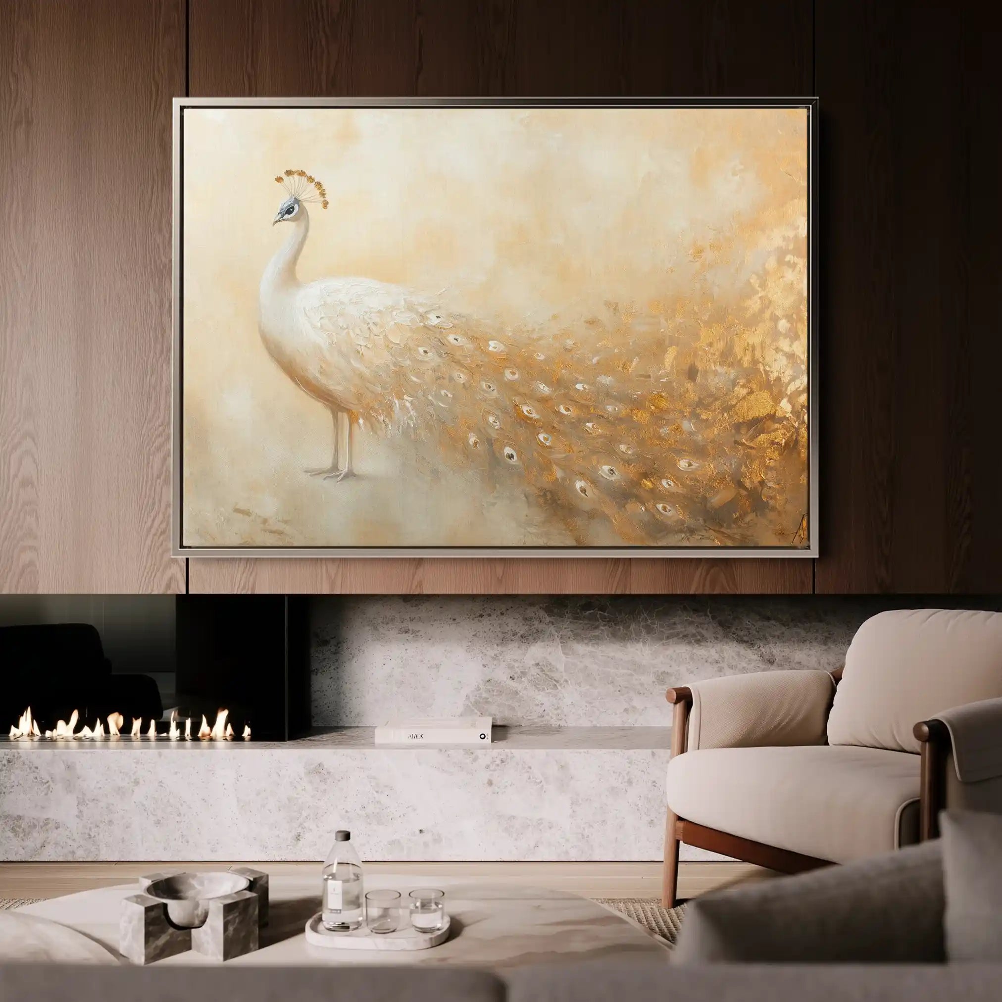 Animals 026 Canvas Art 60 x 40 cm / Black