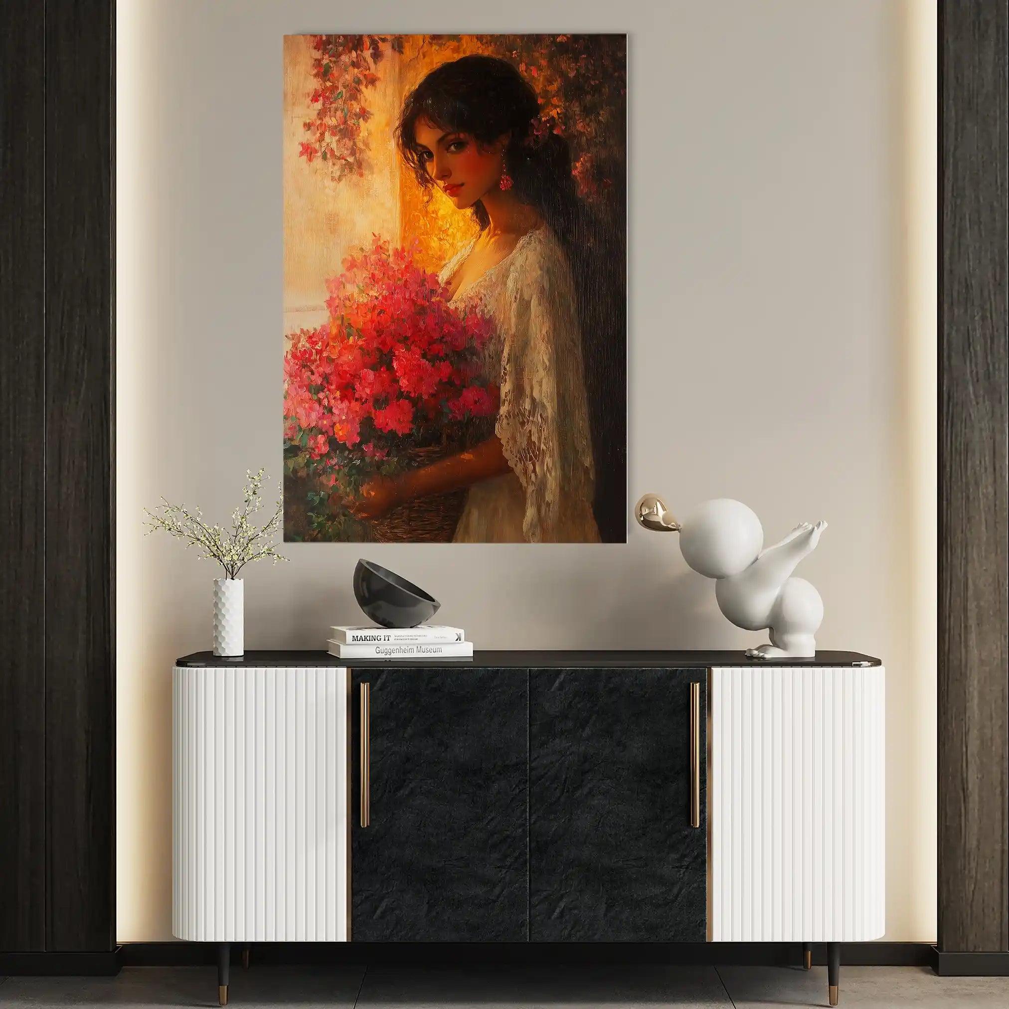 Classic 026 Canvas Art 60 x 40 cm / Black