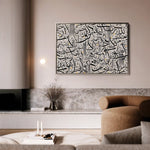 Islamic 026 Canvas Art 60 x 40 cm / Black